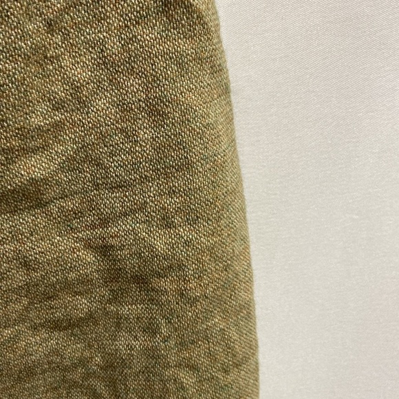 NWT Urban Renewal Tweed Wool A-Line Midi Skirt Green Tan Size 6 - Picture 4 of 7